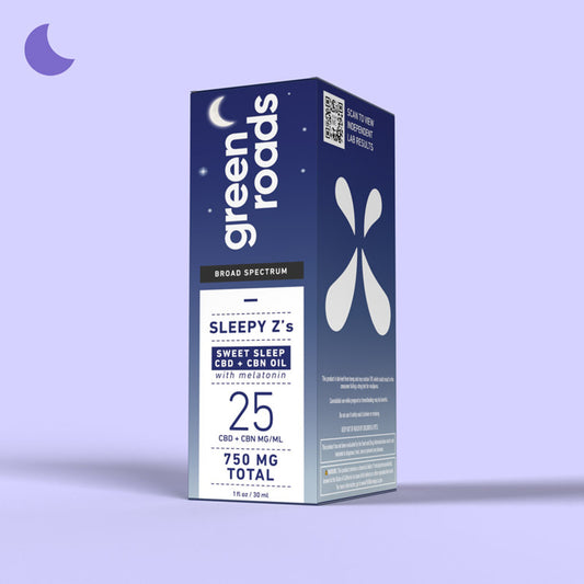 Green Roads Sweet Sleep Broad Spectrum CBD + CBN Oil - (30ml) 750mg (PACK OF 4)