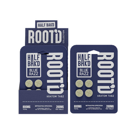 Half Bak'd ROOT'D MIT Kratom Tablets 4CT