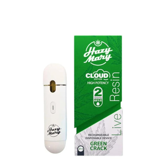 Hazy Mary Cloud Edition Live Resin Disposable 2G (BOX OF 5)