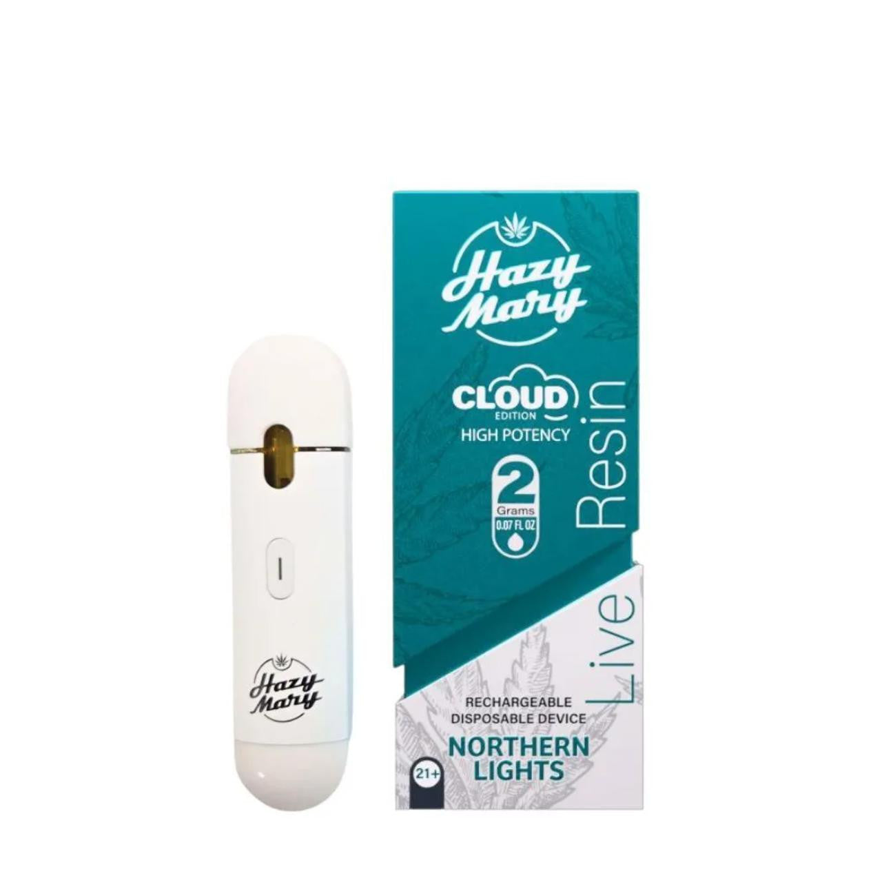 Hazy Mary Cloud Edition Live Resin Disposable 2G (BOX OF 5)