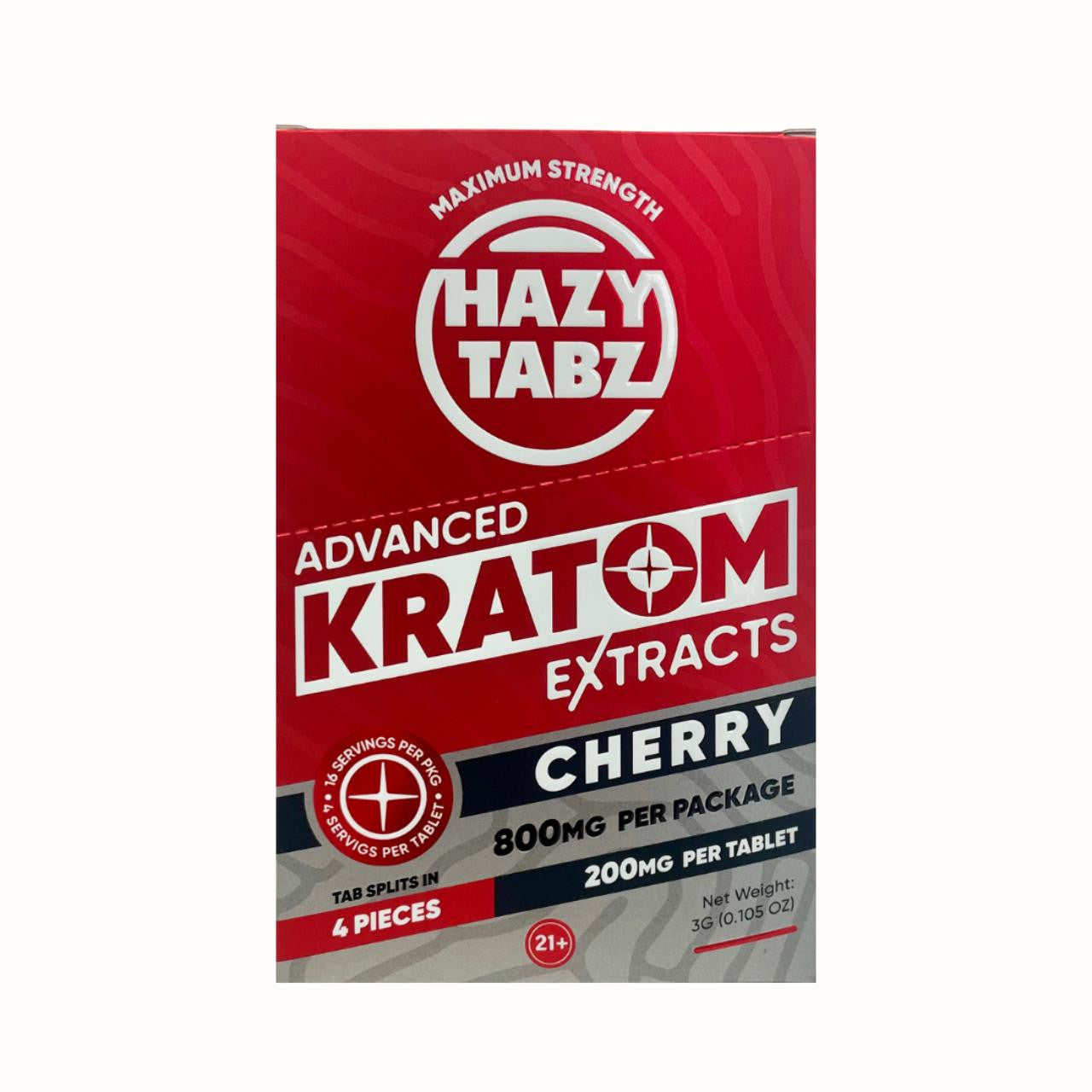 Hazy Tabz Advanced Kratom Extracts 800MG-4CT