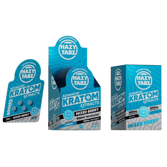 Hazy Tabz Advanced Kratom Extracts 800MG-4CT