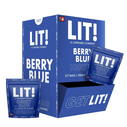 LIT THC Gummies 1000MG 25CT