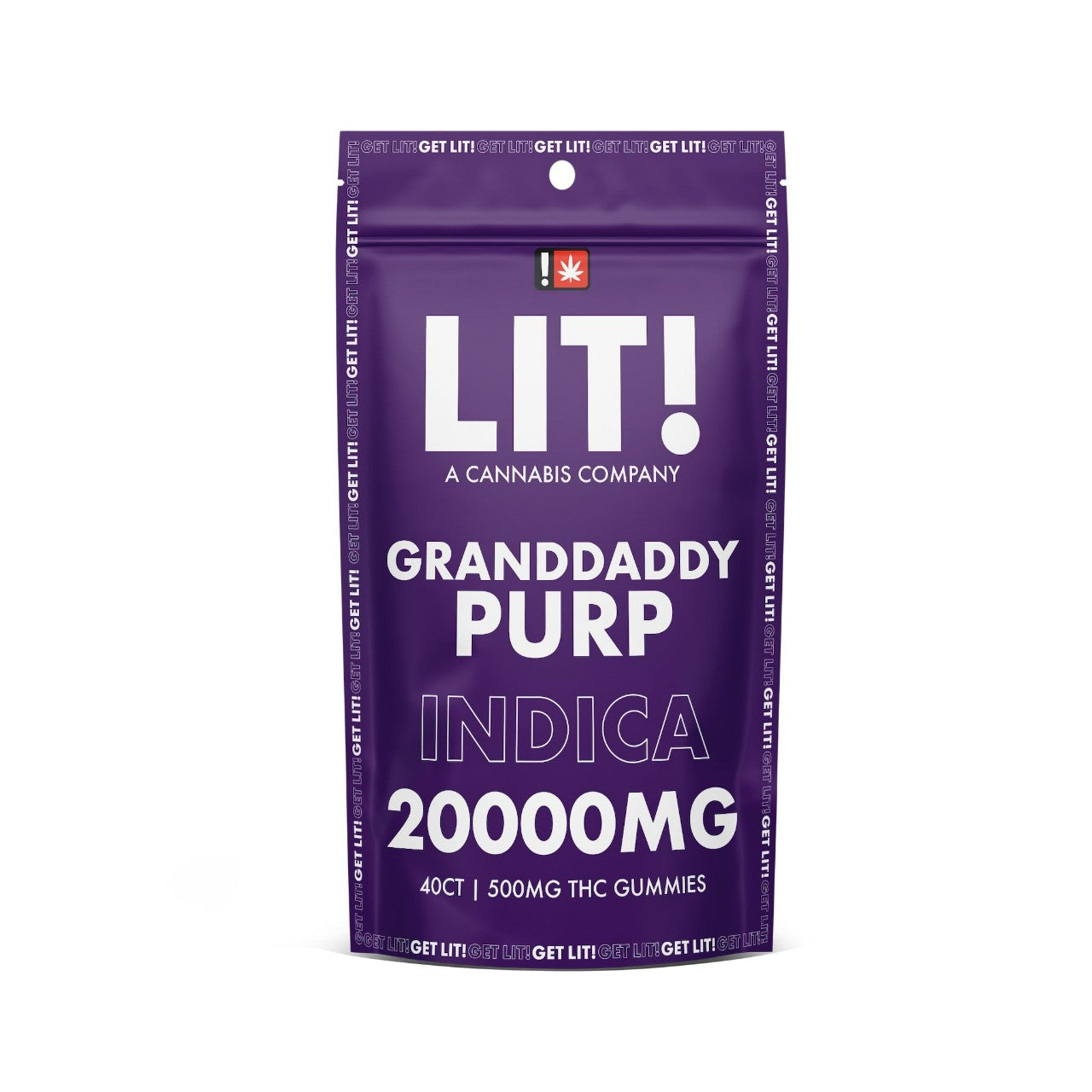 LIT THC D8 THCP  Gummies 20,000MG (PACK OF 5)
