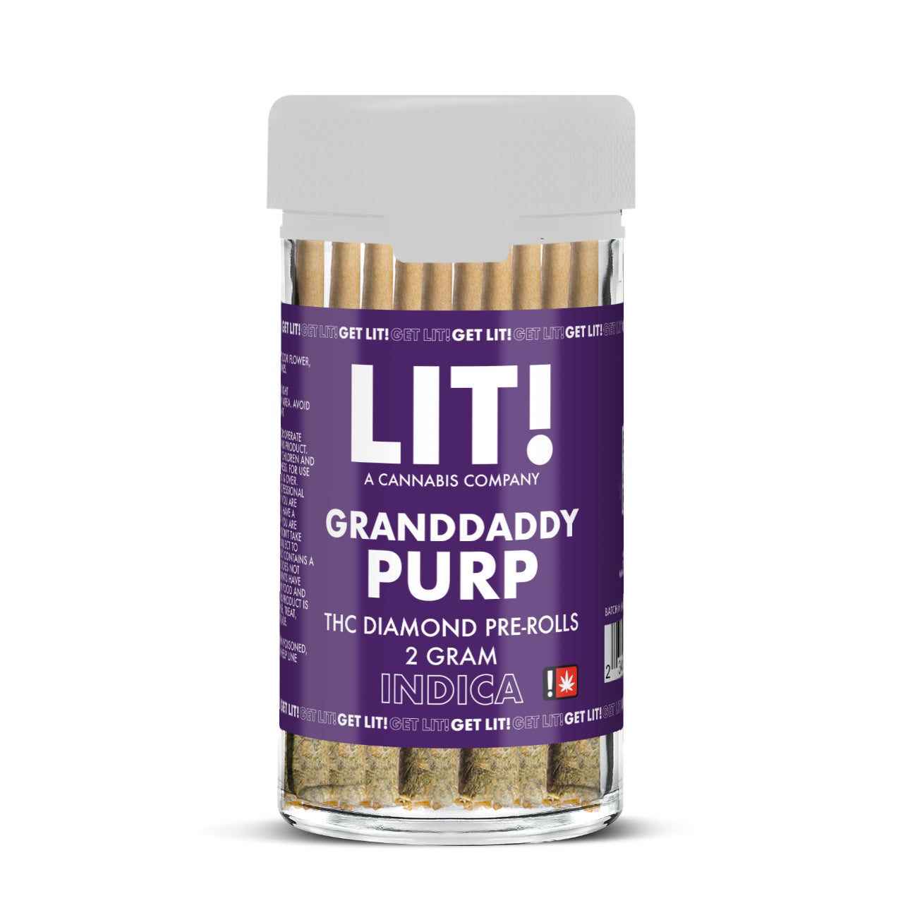 LIT THC Liquid Diamonds Pre Rolls – 10 Count