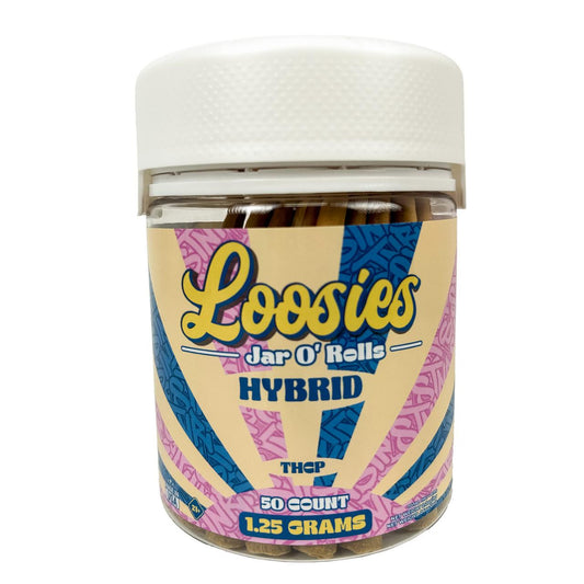 Loosies Jar O' Rolls THCP Prerolls 50CT