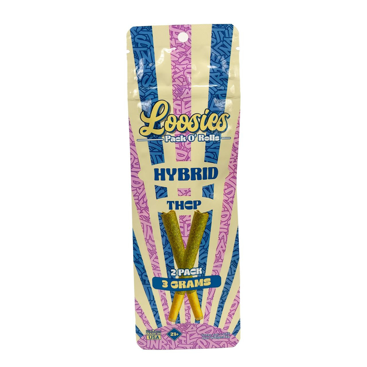 Loosies Pack O' Rolls THCP Prerolls 3G