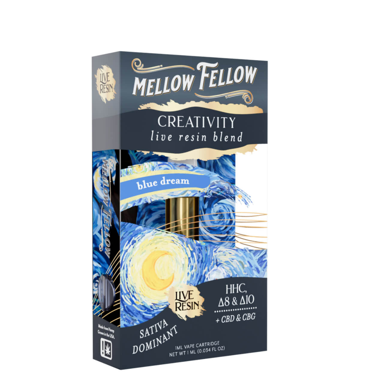 Mellow Fellow Live Resin Blend Cartridge 1ML (PACK OF 5)