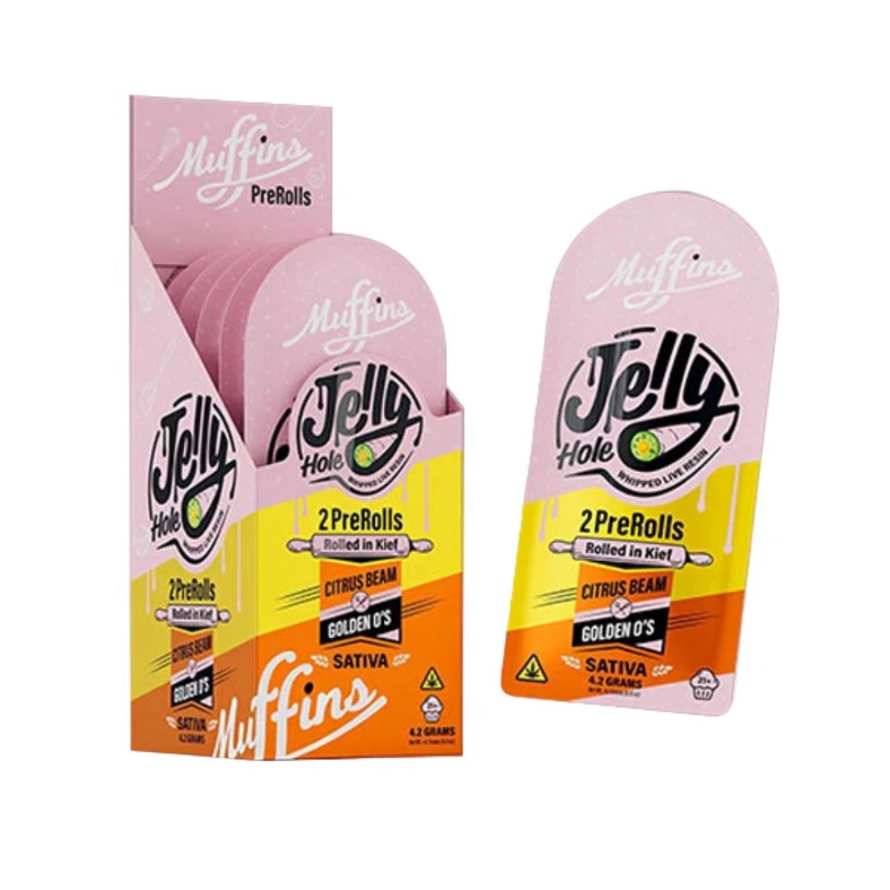 Muffins Jelly Hole Prerolls 2CT