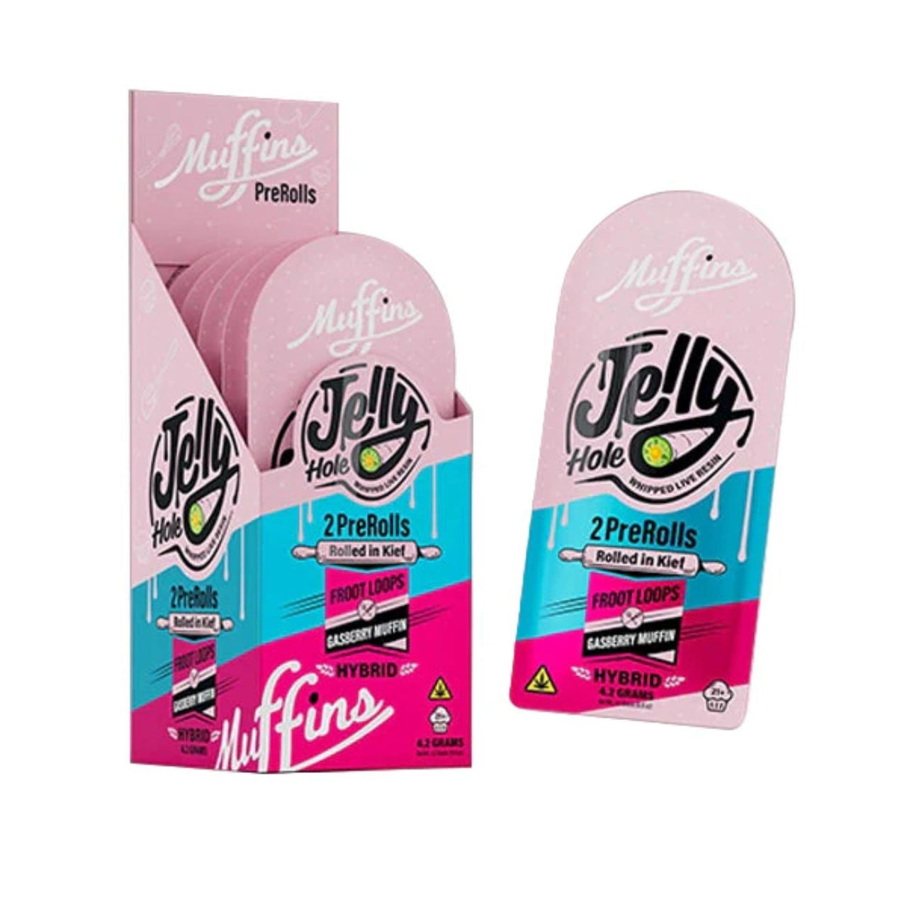 Muffins Jelly Hole Prerolls 2CT