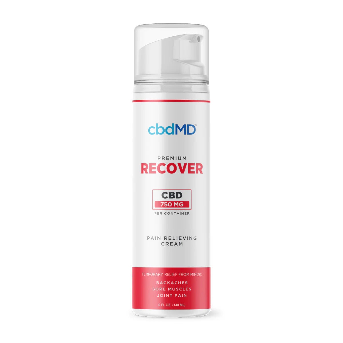 cbdMD Broad Spectrum CBD Recover Airless Pump