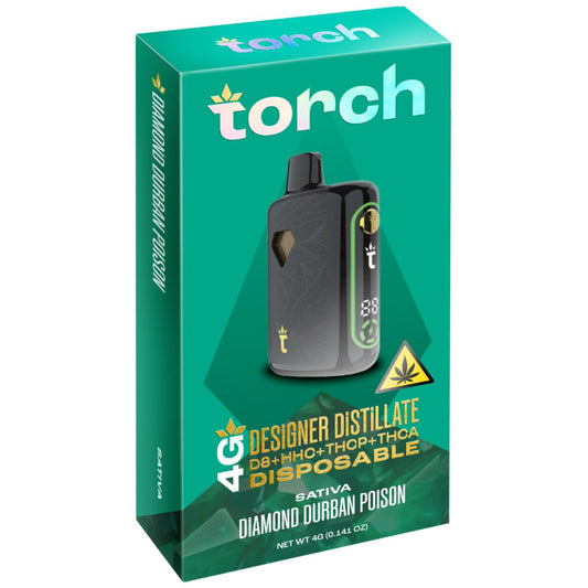 Torch Designer Distillate THCP Disposable 4G ( 5 pack)
