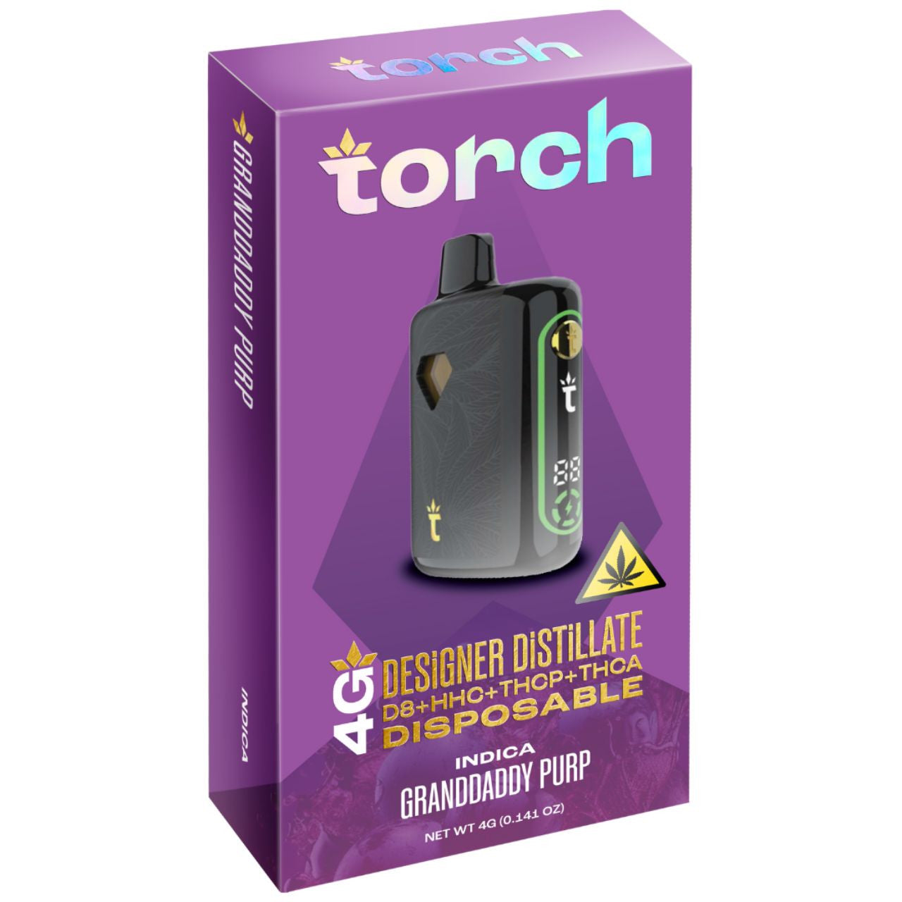 Torch Designer Distillate THCP Disposable 4G ( 5 pack)