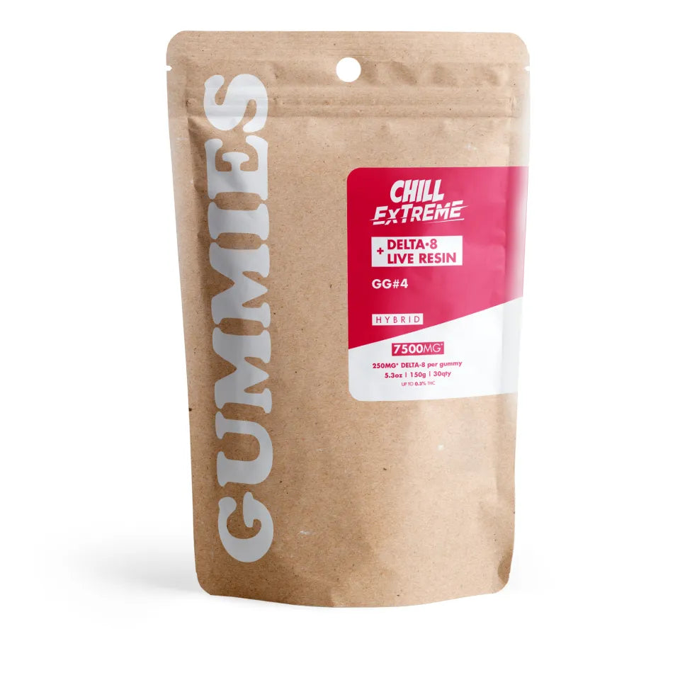 Chill Extreme D8 Live Resin Gummies 30ct
