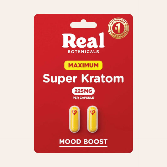 Real Botanicals Super Kratom Mood Boost Capsules