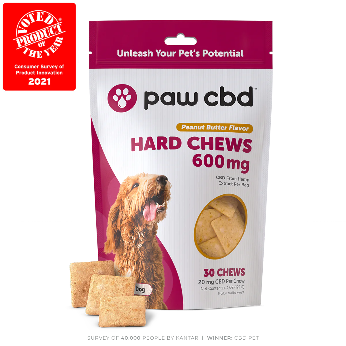 Paw CBD Broad Spectrum CBD Dog Hard Chews