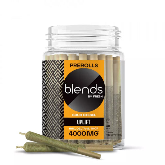 Blends by Fresh 1g Pre-Rolls 4000mg HHC, D8, THCP 40pcs Uplift